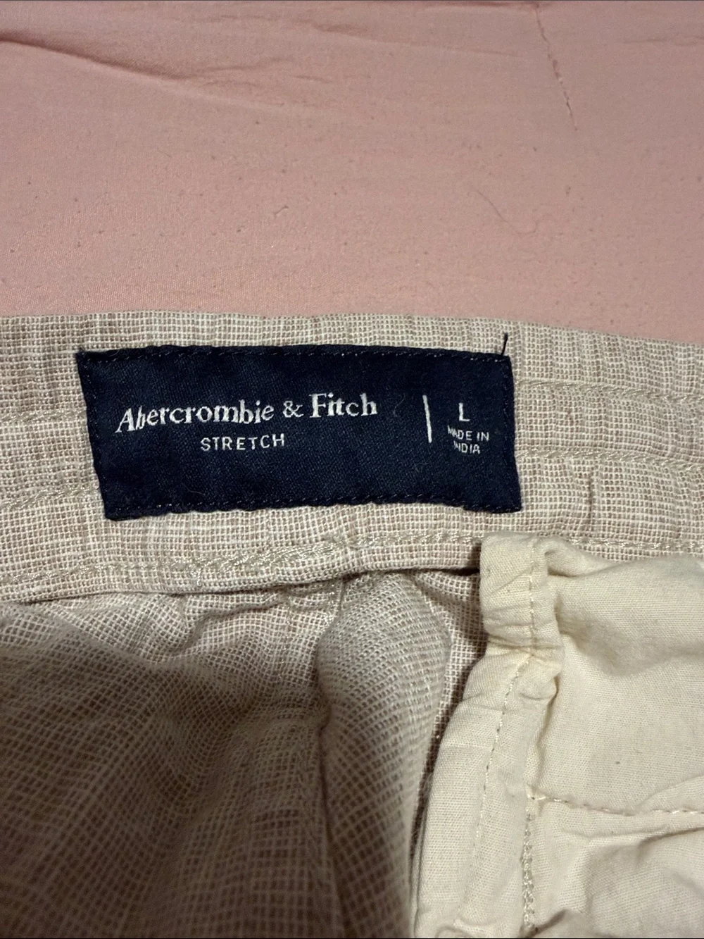 Abercrombie & Fitch Light Beige Men's Jogger Pants